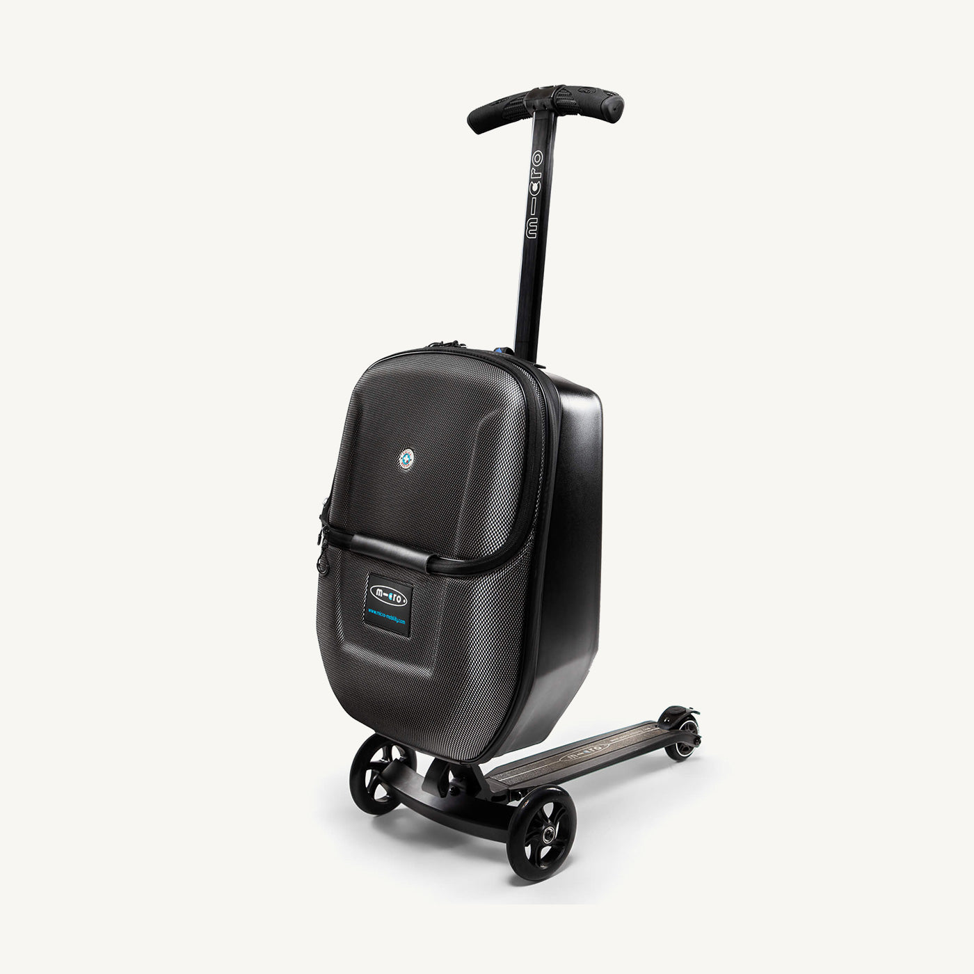 Micro Scooters Luggage Scooter Suitcase for Kids & Adults - Black - All Mamas Children