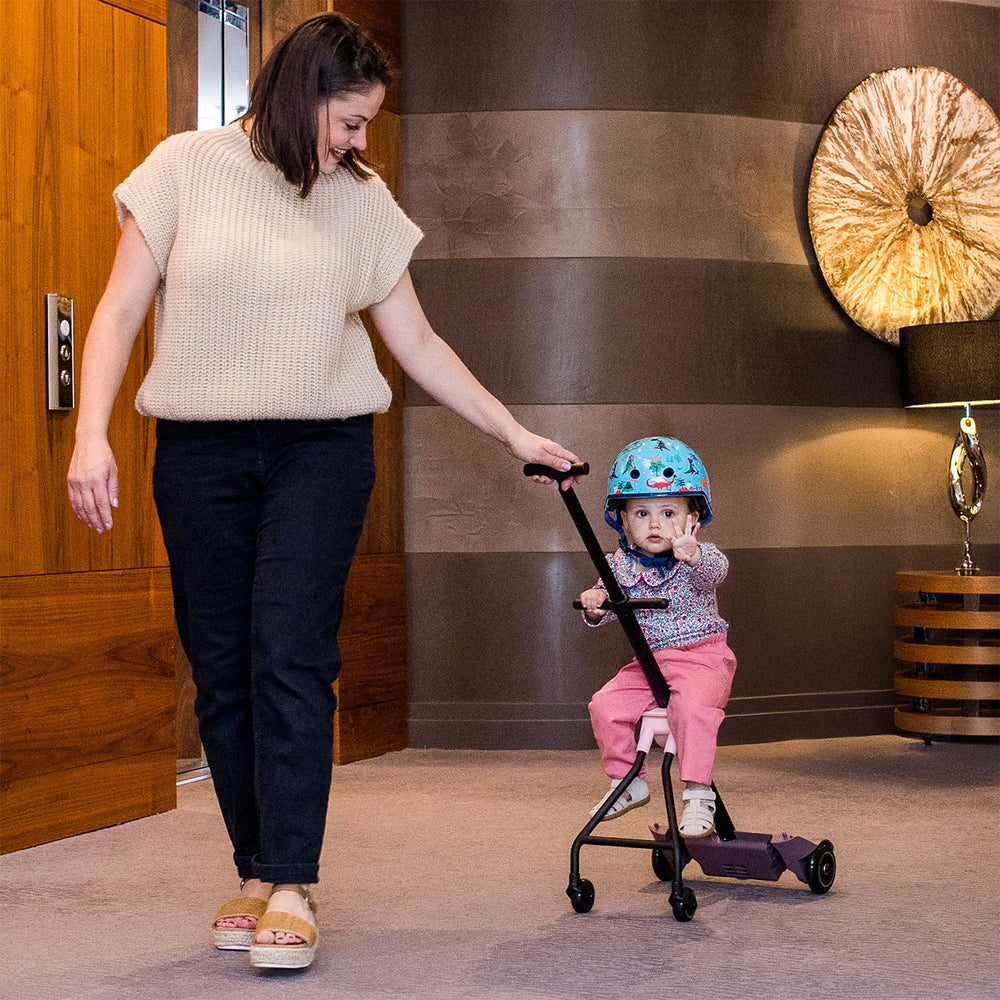 Micro Scooters Eazy Ride On Luggage / Suitcase - Pink