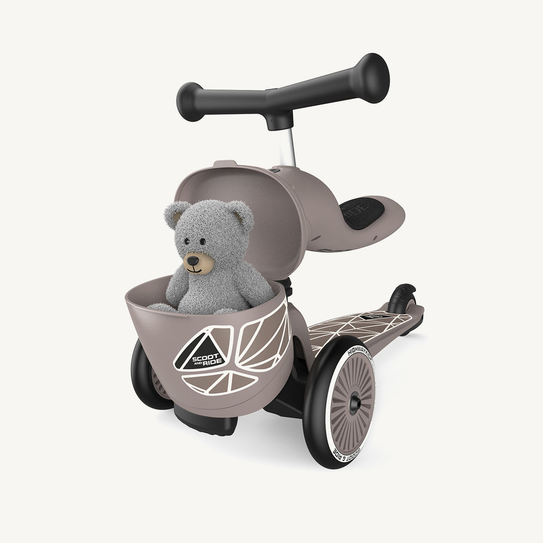 Scoot and Ride 2 in 1 Balance Bike / Scooter - Highway Kick 1 Lifestyle Brown Lines - All Mamas Children