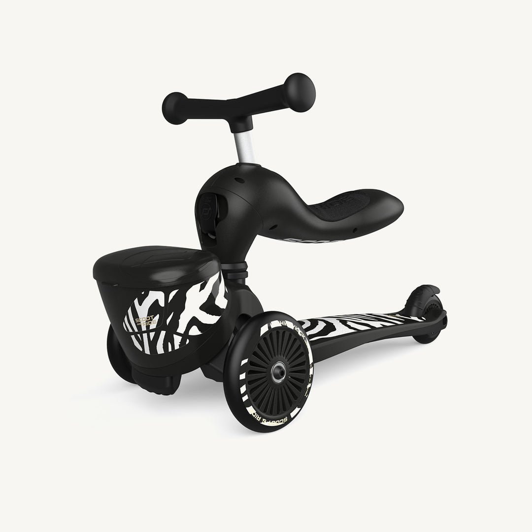 Scoot and Ride 2 in 1 Balance Bike / Scooter - Highway Kick 1 Lifestyle Zebra - All Mamas Children