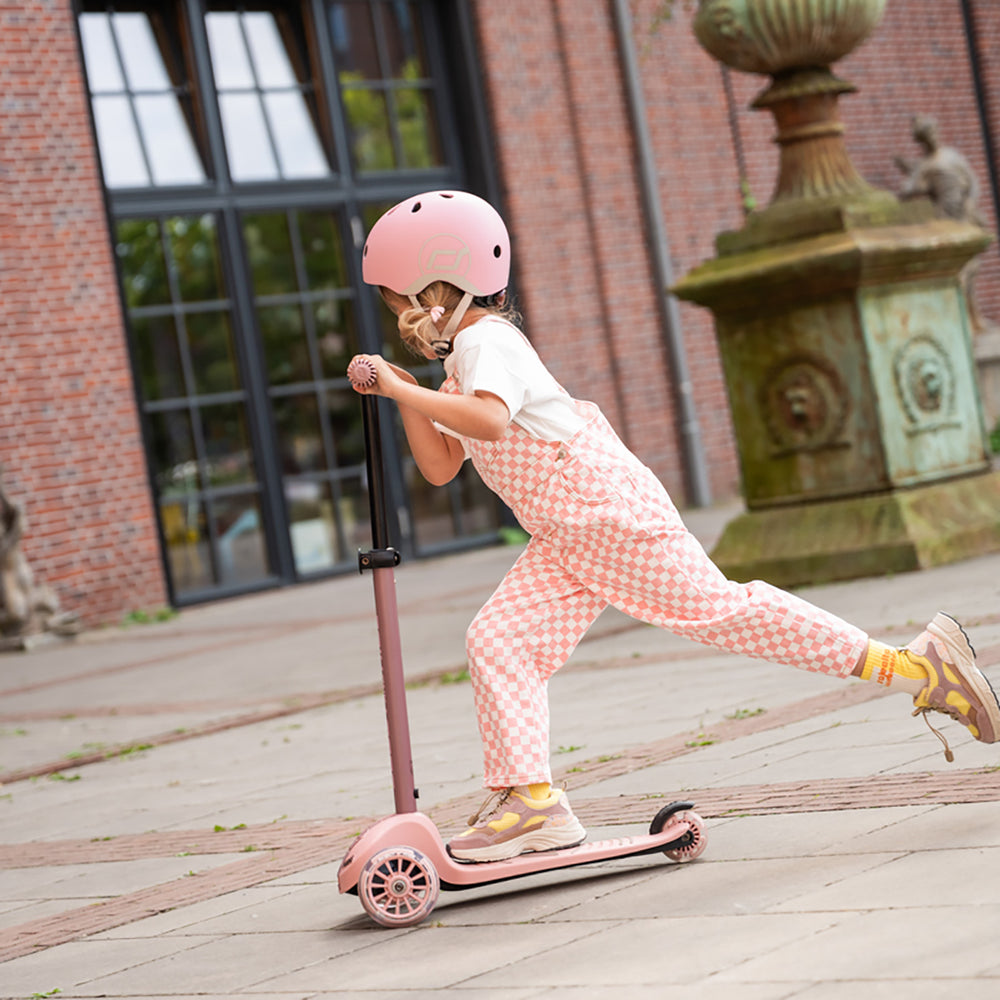 Scoot and Ride Scooter - Highwaykick 3S LED - Rose - All Mamas Children
