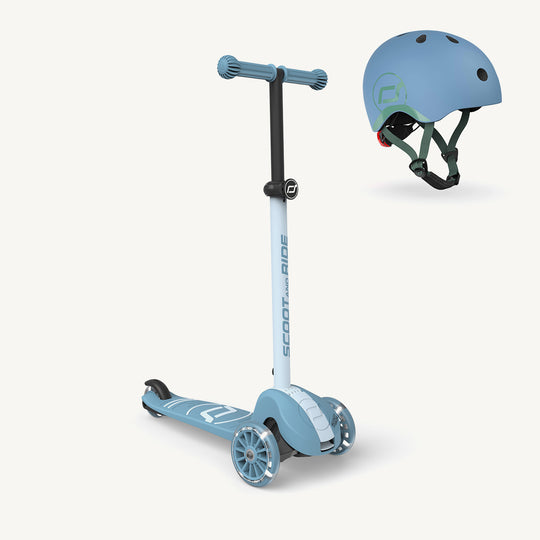 Scoot and Ride Scooter - Highwaykick 3S LED - Steel - All Mamas Children