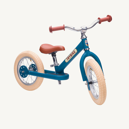 Trybike Steel Balance Trike - Matte - Vintage Blue