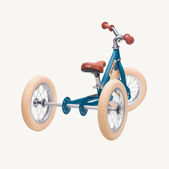 Trybike Steel Balance Trike - Matte - Vintage Blue