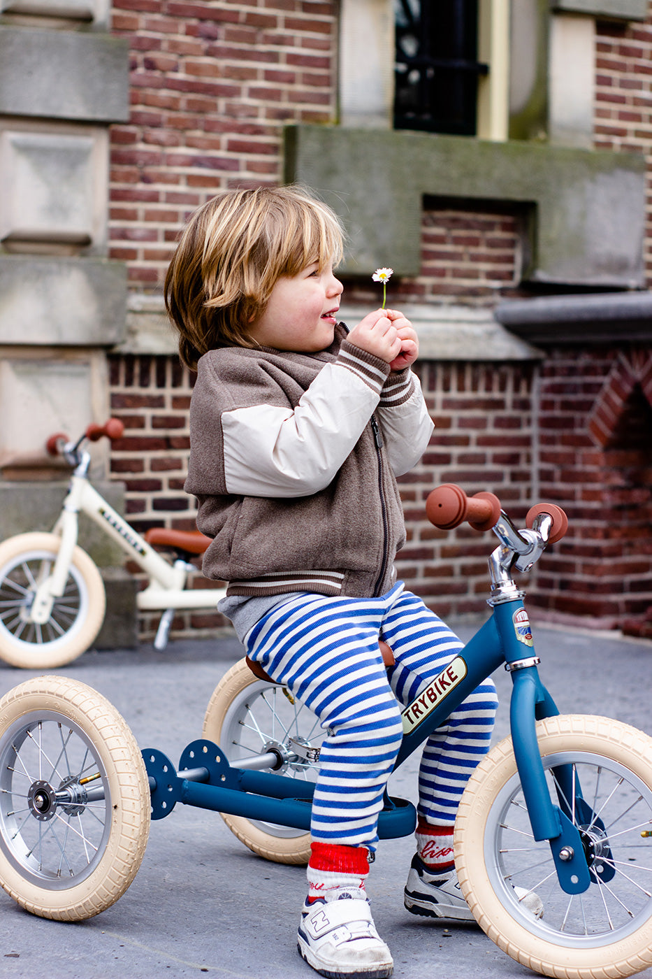 Trybike Steel Balance Trike - Matte - Vintage Blue