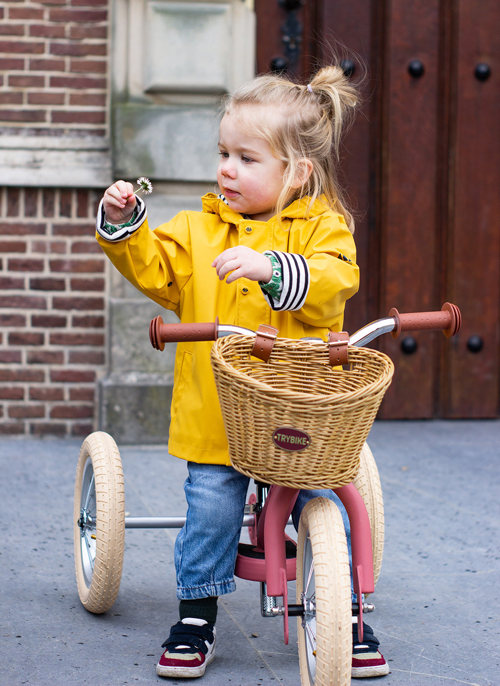 Trybike Steel Balance Trike - Matte - Vintage Pink