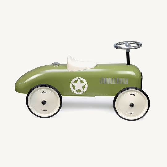 Vilac Ride On Classic Car - Khaki - All Mamas Children