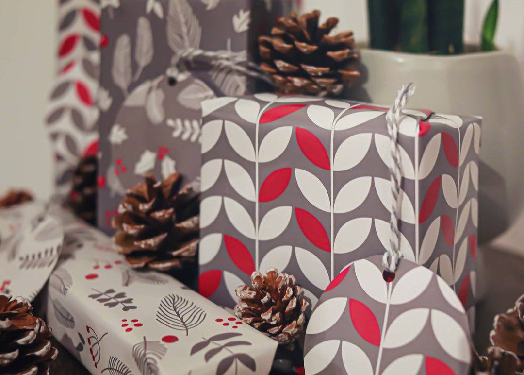 Scandi Christmas Recyclable Wrapping Paper & Tags - All Mamas Children