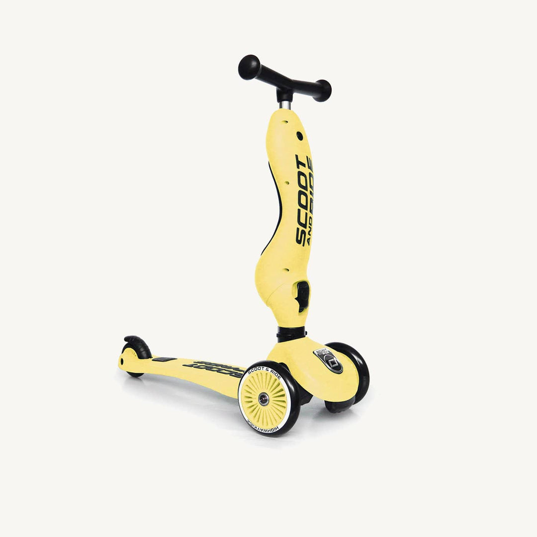 Scoot and Ride 2 in 1 Balance Bike / Scooter - Highwaykick 1 in Lemon - All Mamas Children