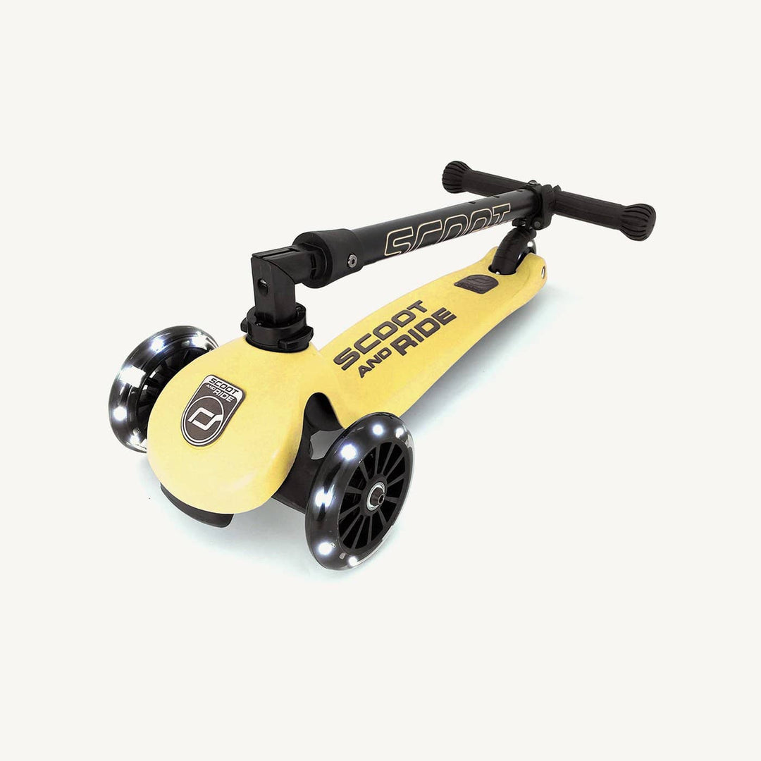 Scoot and Ride Scooter - Highwaykick 3 LED in Lemon - All Mamas Children